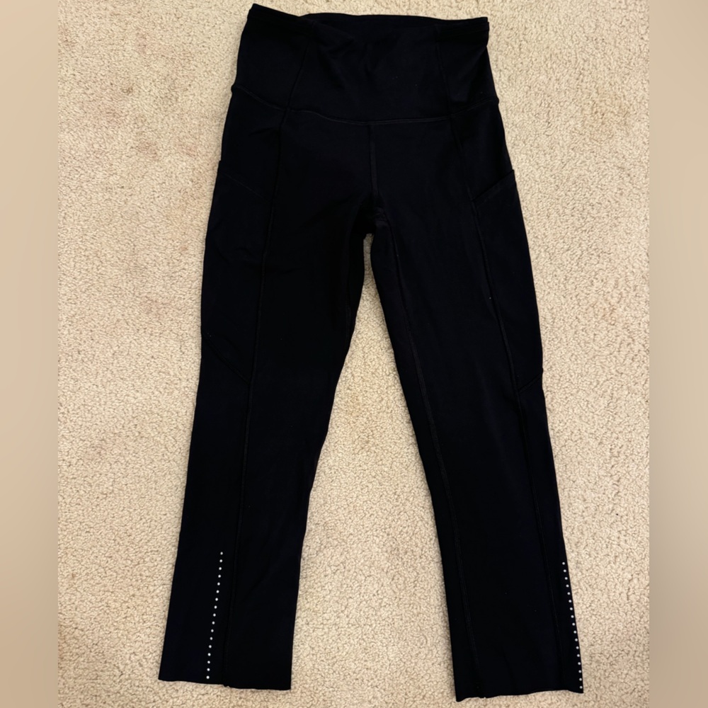 Lululemon Athletica Black Capri Leggings